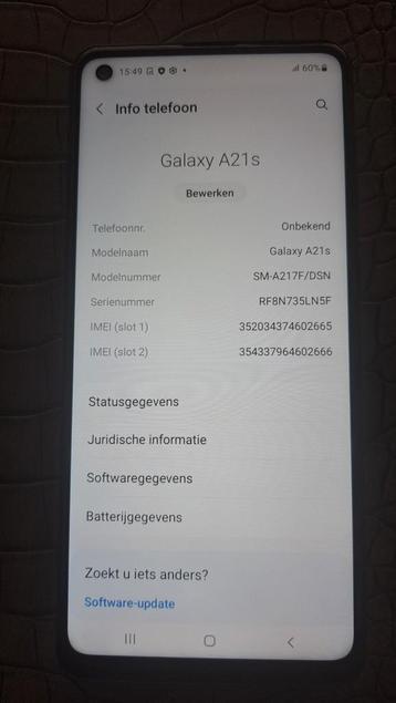 Samsung Galaxy A21s - Goedkoop! beschikbaar voor biedingen