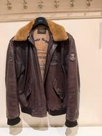 Pall Mall American Classic Leren Jack - XL, Ophalen of Verzenden, Gedragen, Maat 56/58 (XL), Bruin