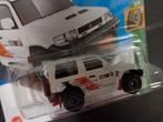 Mitsubishi Pajero Evolution white 1:64 3inch Hotwheels Pol, Zo goed als nieuw, Auto, Verzenden