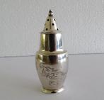 Antiek zilver Loderein baluster kokertje of zoutstrooier, Antiek en Kunst, Antiek | Goud en Zilver, Ophalen of Verzenden, Zilver