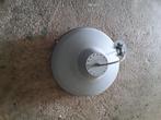 Grijze stoere hanglamp plafondlamp, Huis en Inrichting, Lampen | Hanglampen, Gebruikt, Ophalen of Verzenden, Metaal, Modern