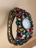 Zeer mooie armband met kleine horloge., Sieraden, Tassen en Uiterlijk, Armbanden, Ophalen of Verzenden, Zo goed als nieuw