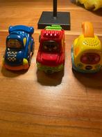 3 Vtech Toet Toet Takelwagen Stunt Auto Pick Up Truck, Ophalen of Verzenden, Gebruikt
