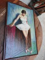 Oliedoek lou de groot,ballerina, Antiek en Kunst, Kunst | Schilderijen | Klassiek, Ophalen of Verzenden