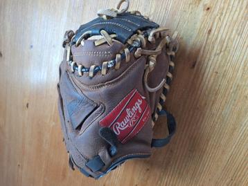 Zeer goede zgan  leren Rawlings honkbalhandschoen. beschikbaar voor biedingen