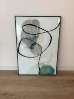Coco Maison Schilderij - Abstract Blue Pastel 100x70cm, Antiek en Kunst, Ophalen of Verzenden