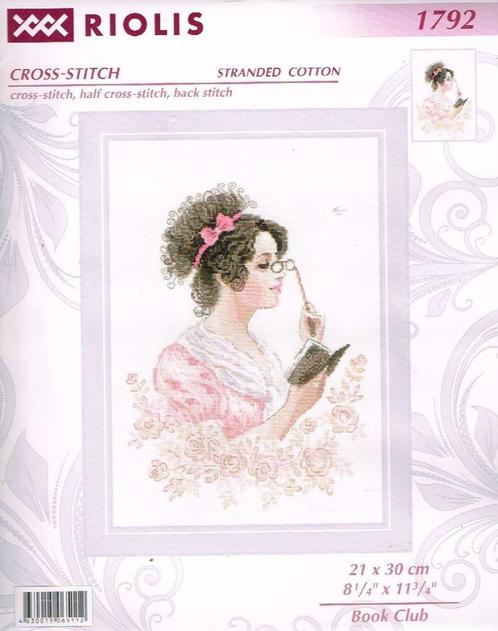 Cado RIOLIS BORDUURPAKKET  BOOKCLUB  1792, Hobby en Vrije tijd, Borduren en Borduurmachines, Nieuw, Borduurpakket, Handborduren