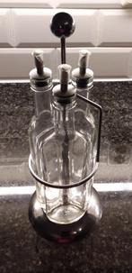 olie- en azijnstel (3 flessen), Ophalen, Zo goed als nieuw