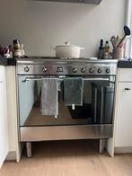 Smeg 5-pits gasfornuis met oven, Ophalen, Gebruikt, 60 cm of meer, Grill