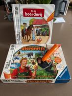 Tiptoi: Op de boerderij & Avontuur in het dierenrijk met pen, Een of twee spelers, Ophalen of Verzenden, Gebruikt