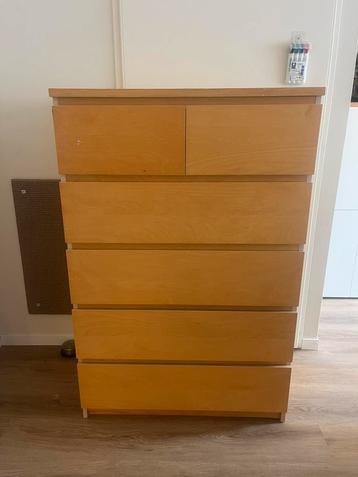 Ikea malm kast met 6 lades beschikbaar voor biedingen