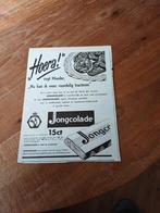 Advertentie de Jong chocolade Wormerveer moeder 1954, Verzamelen, Ophalen of Verzenden, Gebruikt, Overige typen