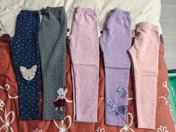 Leuke meisjes leggings maat 110/116 beschikbaar voor biedingen