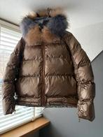Pufferjas metallic goud met faux fur bontkraag maat L, Kleding | Dames, Jassen | Winter, Ophalen of Verzenden, Zo goed als nieuw