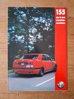 Alfa Romeo 155 DTM Sondermodell folder - 1993, Ophalen of Verzenden, Zo goed als nieuw, Alfa Romeo