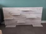 Wand bord steigerhout, Huis en Inrichting, Woonaccessoires | Wanddecoraties, Ophalen, Zo goed als nieuw