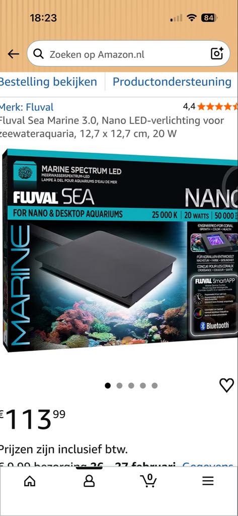 Nano saltwater lamp en wave maker, Ophalen, Zo goed als nieuw, Verlichting of Verwarming
