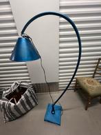 Hoffz Interieur Vloerlamp - Metallic Blauw - Nieuw Snoer, Ophalen, Gebruikt, 100 tot 150 cm, Metaal