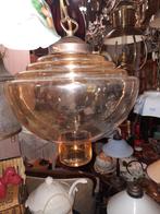 Vintage Amberkleurige Hanglamp, Antiek en Kunst, Antiek | Lampen, Ophalen of Verzenden