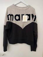 Isabel Marant oversized sweater met flock logoprint, Kleding | Dames, Ophalen of Verzenden, Zo goed als nieuw, Maat 38/40 (M)