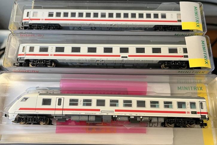 Minitrix Ic rijtuigen incl. stuurstand, Hobby en Vrije tijd, Modeltreinen | N-Spoor, Wagon, Gelijkstroom, Trix, Ophalen of Verzenden