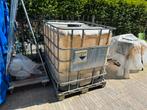 Ibc container 1000 liter, Tuin en Terras, Regentonnen, 150 liter of meer, Ophalen, Zo goed als nieuw, Kunststof