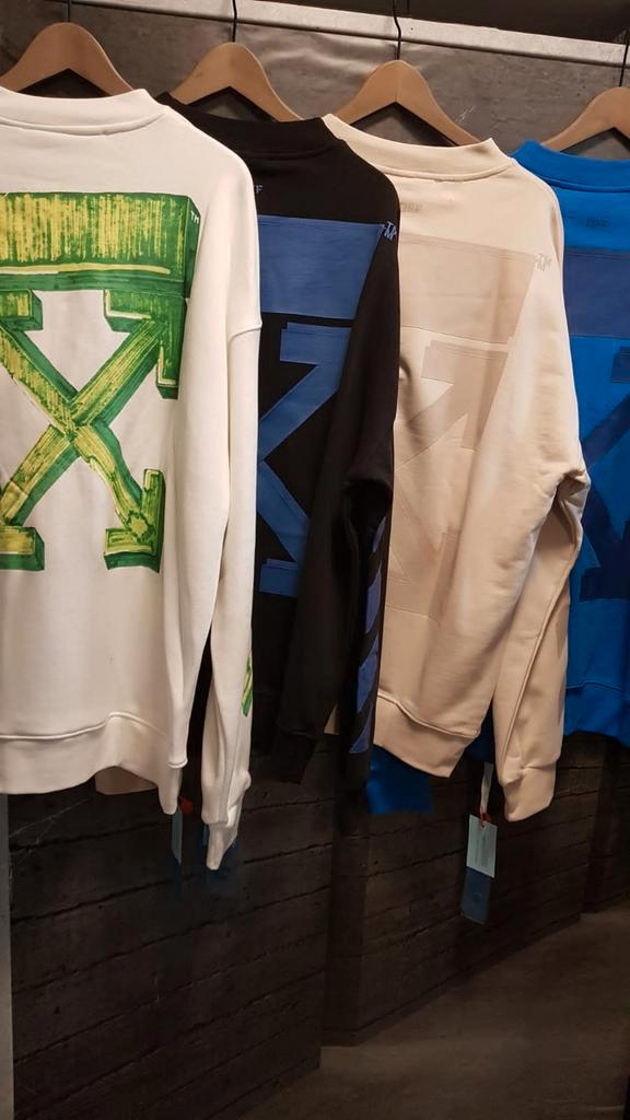 Off white Trui Heren Zwart Wit Beige Blauw, Kleding | Heren, Heren-kledingpakketten, Nieuw, Ophalen of Verzenden