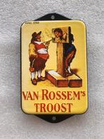 Van Rossems Troost emaille bordje, Verzamelen, Ophalen of Verzenden, Zo goed als nieuw, Reclamebord