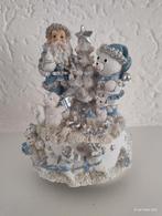 Kerstmis Speeldoos, opdraaibaar kerstcarrousel met muziek, Diversen, Kerst, Ophalen of Verzenden, Zo goed als nieuw