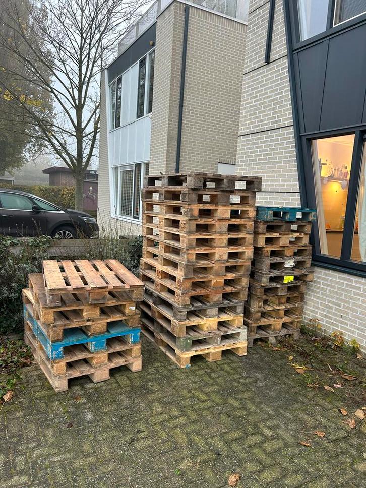 Euro Pallets - 30 stuks gebruikt, Doe-het-zelf en Verbouw, Hout en Planken, Gebruikt, Ophalen