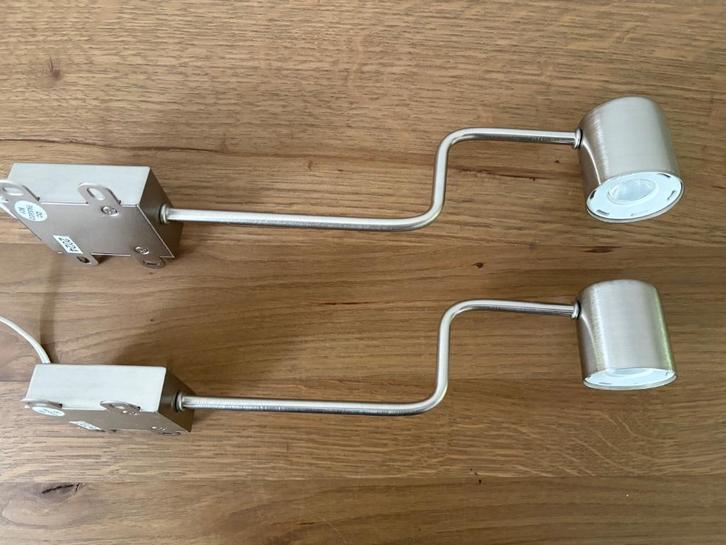 Set van 2 IKEA URSHULT 24V Kastlampjes, Huis en Inrichting, Lampen | Tafellampen, Zo goed als nieuw, Minder dan 50 cm, Metaal