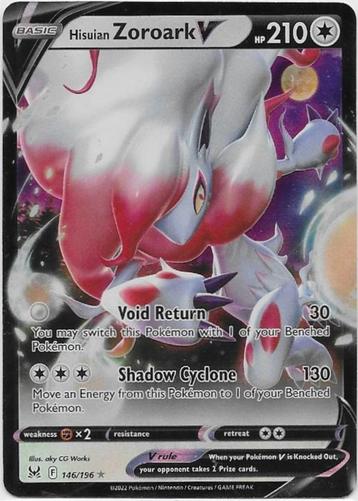 Lost Origin,  His. Zoroark [v] 146/196 beschikbaar voor biedingen