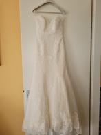Prachtige kanten bruidsjurk van Nicole Milano - MT 40/42, Kleding | Dames, Trouwkleding en Trouwaccessoires, Ophalen, Trouwjurk