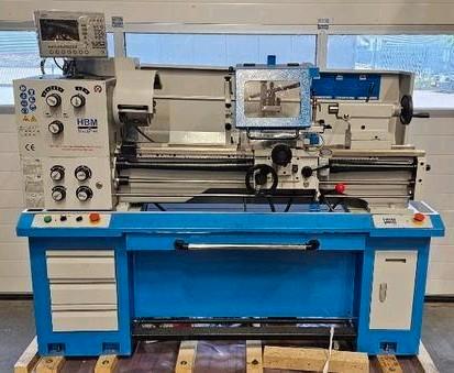 HBM 360 x 1000 Metaaldraaibank - Grote doorlaat 400V - 1,8KW, Doe-het-zelf en Verbouw, Draaibanken, Zo goed als nieuw, Metaaldraaibank