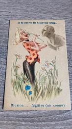 Oude ansichtkaart fantasie humor Saemec Frans Nederlands, Verzamelen, Ansichtkaarten | Themakaarten, 1940 tot 1960, Overige thema's