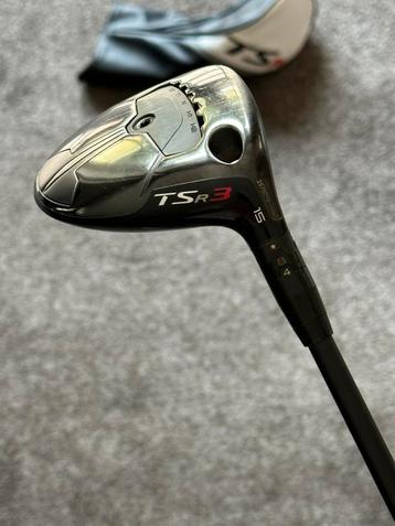 Titleist TSR3 fairway wood 15 (houten 3) zgan stiff shaft beschikbaar voor biedingen