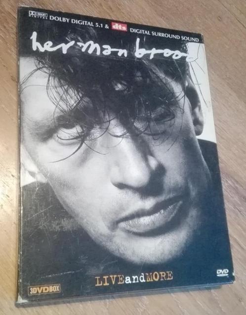 Herman Brood - DVD Box - Live and More, Cd's en Dvd's, Cd's | Pop, Zo goed als nieuw, 1980 tot 2000, Boxset, Ophalen of Verzenden