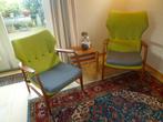 Deens design: heren- en dames fauteuil.  Aksel bender Matzen, Huis en Inrichting, Fauteuils, Retro, jaren 60, vintage, Zo goed als nieuw