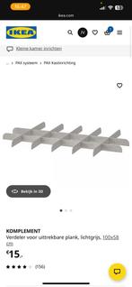 IKEA 2x verdeler voor uittrekbare plank 100x58cm, Huis en Inrichting, Ophalen of Verzenden, Zo goed als nieuw, 75 cm of meer