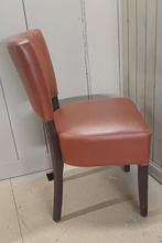 Stoelen 6 stuks bruin/rood horeca kantine kwaliteit, Huis en Inrichting, Stoelen, Ophalen, Gebruikt, Vijf, Zes of meer stoelen