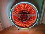 Harley davidson neon lamp verlichting mancave biker, Ophalen of Verzenden, Zo goed als nieuw, Lichtbak of (neon) lamp