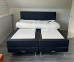 Luxe Elektrisch Bed van Caresse met Topper 200 cm X180cm, Zwart, Tweepersoons, Ophalen of Verzenden, Zo goed als nieuw