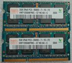 4GB DDR3 2x2GB PC3-8500 1066MHz Hynix Sodimm 0944, Computers en Software, RAM geheugen, Gebruikt, 1066MHz, Verzenden, DDR3
