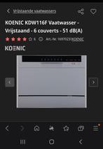 Vaatwasser klein koenic, Witgoed en Apparatuur, Vaatwasmachines, Ophalen, Zo goed als nieuw, 85 tot 90 cm, 45 tot 60 cm