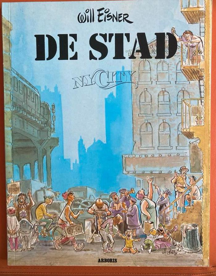 De Stad - Will Eisner - N.Y. City Stripboek, Eén stripboek, Ophalen of Verzenden, Zo goed als nieuw