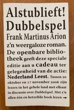 ALSTUBLIEFT! DUBBELSPEL - Frank Martinus Arion (2006), Verzenden, Gelezen, Nederland