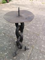 Gietijzeren kaarsen standaard 49cm hoog, Ophalen, Gebruikt, 25 tot 50 cm, Zwart