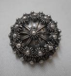 Zilveren  apart broche met draaibaar bovenstuk nr.767