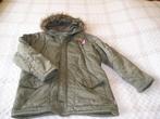 stoere groene winterjas met capuchon LCK maat 176, Kinderen en Baby's, Kinderkleding | Maat 176, Ophalen, Zo goed als nieuw, Jongen