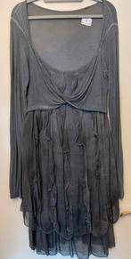 Nieuw! Prachtig antraciet apart tuniek mt 40/42, Ophalen of Verzenden, Zo goed als nieuw, Maat 38/40 (M), Zwart